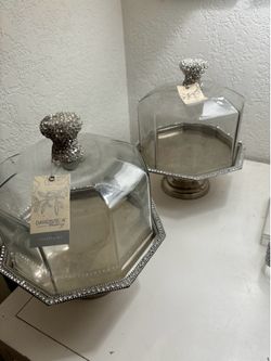 Glass and diamonds COASTERS SET