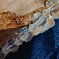Vintage Crystal beaded choker