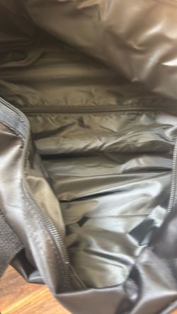 Black Duffel Bag with rollers