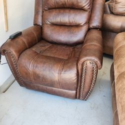 Leather Automated Recliner