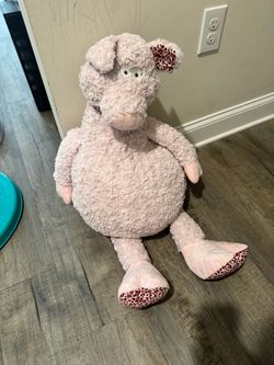 Large Pink Pig Stuffed Animal Plush