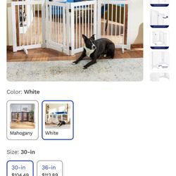 White Dog Fence