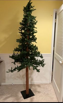 Alpine-style artificial  7 Foot Christmas Tree
