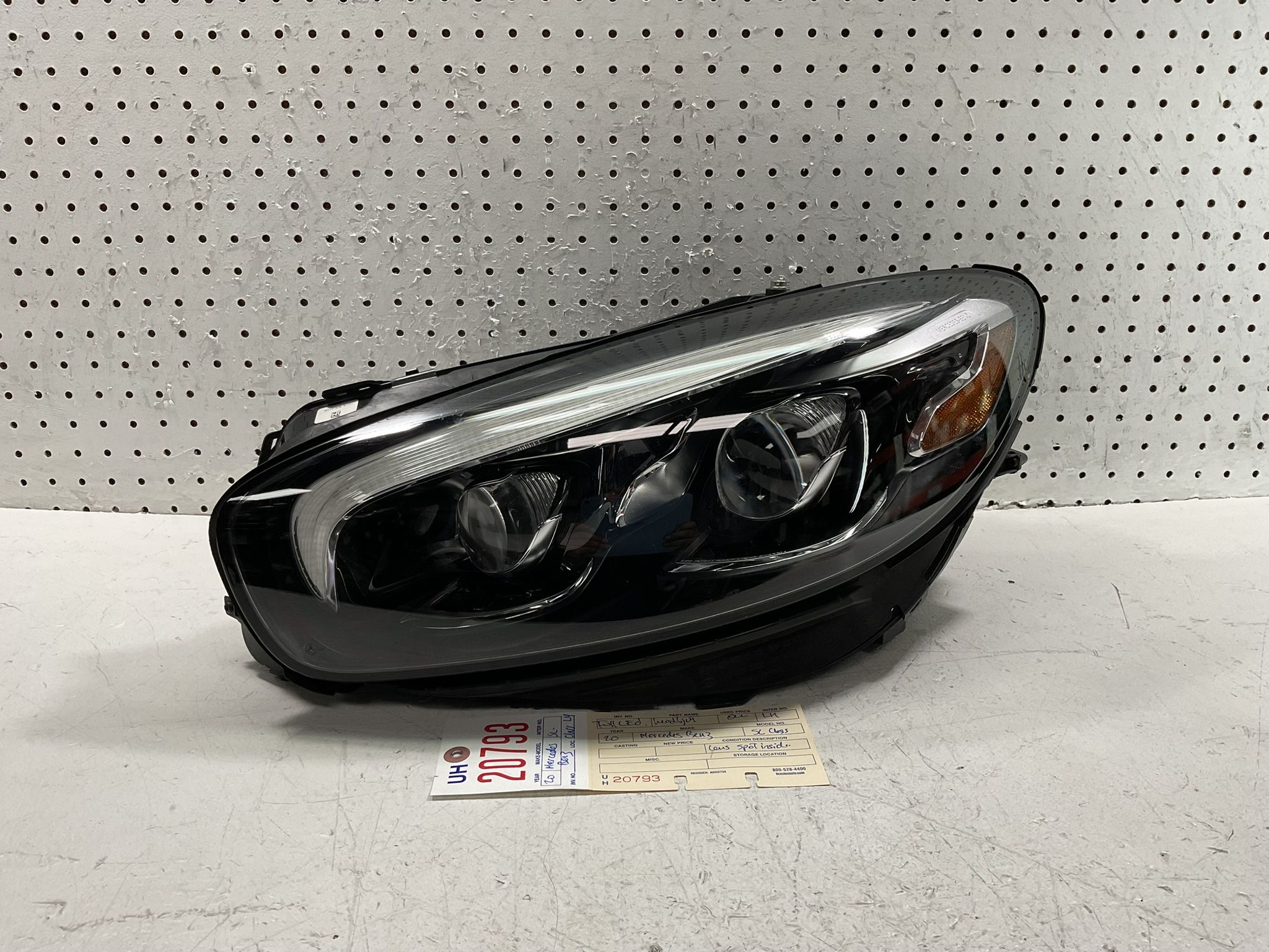 2017 2020 MERCEDES BENZ SL CLASS LEFT SIDE HEADLIGHT LAMP OEM 