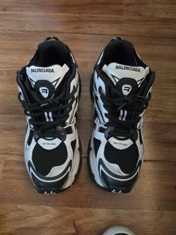 Balenciaga Runner Sneakers Black White