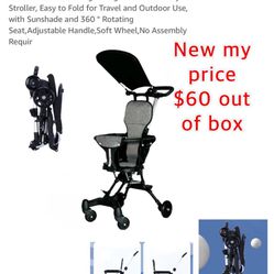 New Lightweight Foldable Baby Stroller, Easy to Fold for Travel and Outdoor Use, with Sunshade and 360 ° Rotating $60 east Palmdale checkout all my ot