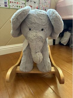 Pottery barn rocking elephant