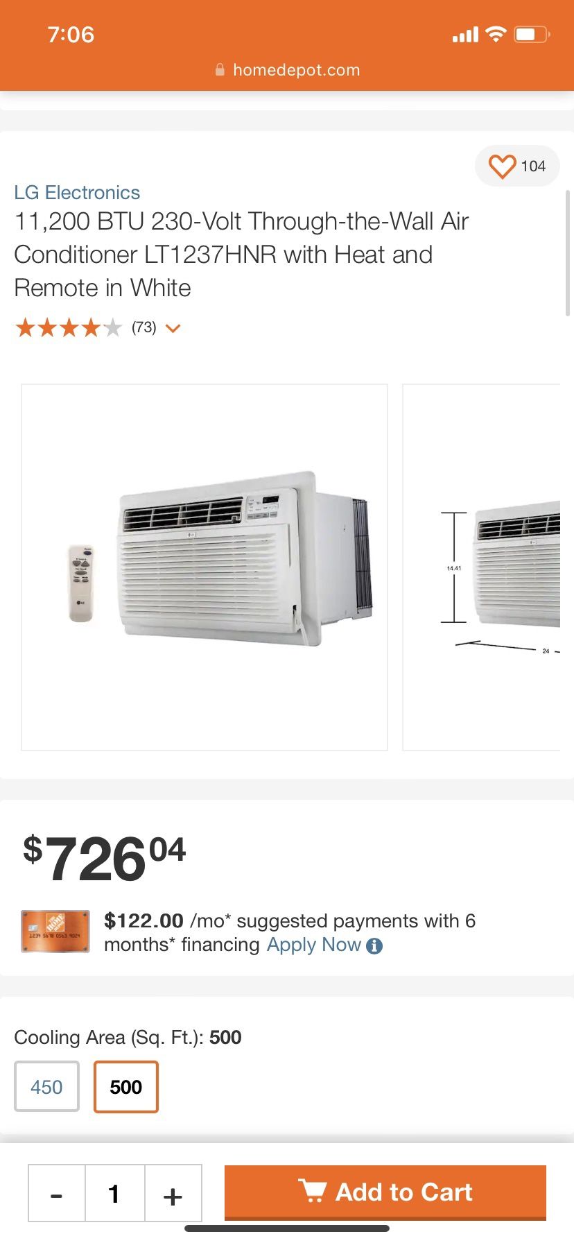 Lg Through The Wall 230 Volt Air Conditioning Unit