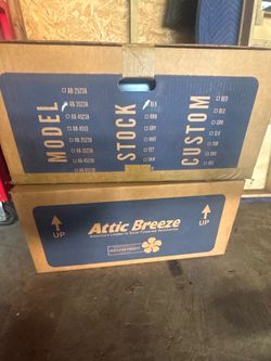 The Attic Breeze Gen3 35W Solar Attic Fan (Model AB-3523A) in black
