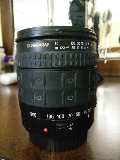 Quantaray lens for Canon 28-200mm