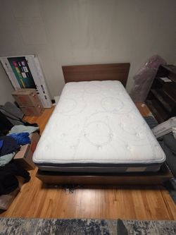 FREE -- Full-size bed with frame