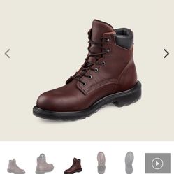 SIZE 10.5 RED WING SUPERSOLE WATERPROOF LEATHER SAFETY TOE BOOTS BRAND NEW