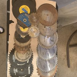 18 saw blades 10” and smaller 