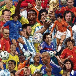 Soccer Legends Wall Poster