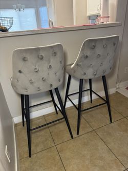 Gray Barstools
