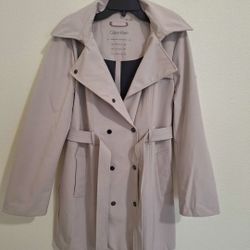 Like new! Calvin Klein premium all weather trench coat