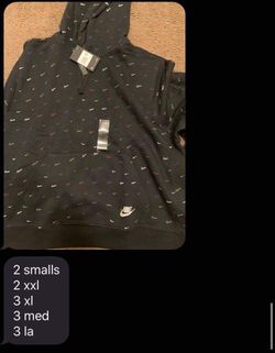 Nike hoodies brand new tags on 70