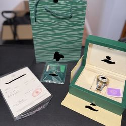 Luxury Two-Tone Watch Full Set