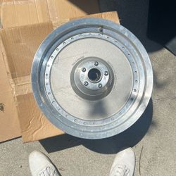 Front Wheel From 92 Harley Davidson Motorcycle