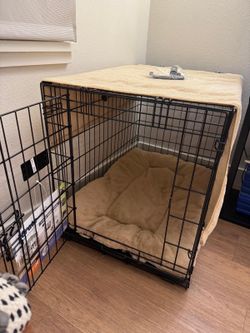 30” Dog Crate with Tray
