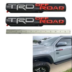 2x TRD Offroad Emblem 3D Raised
