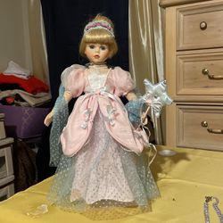Victorian Doll with stand