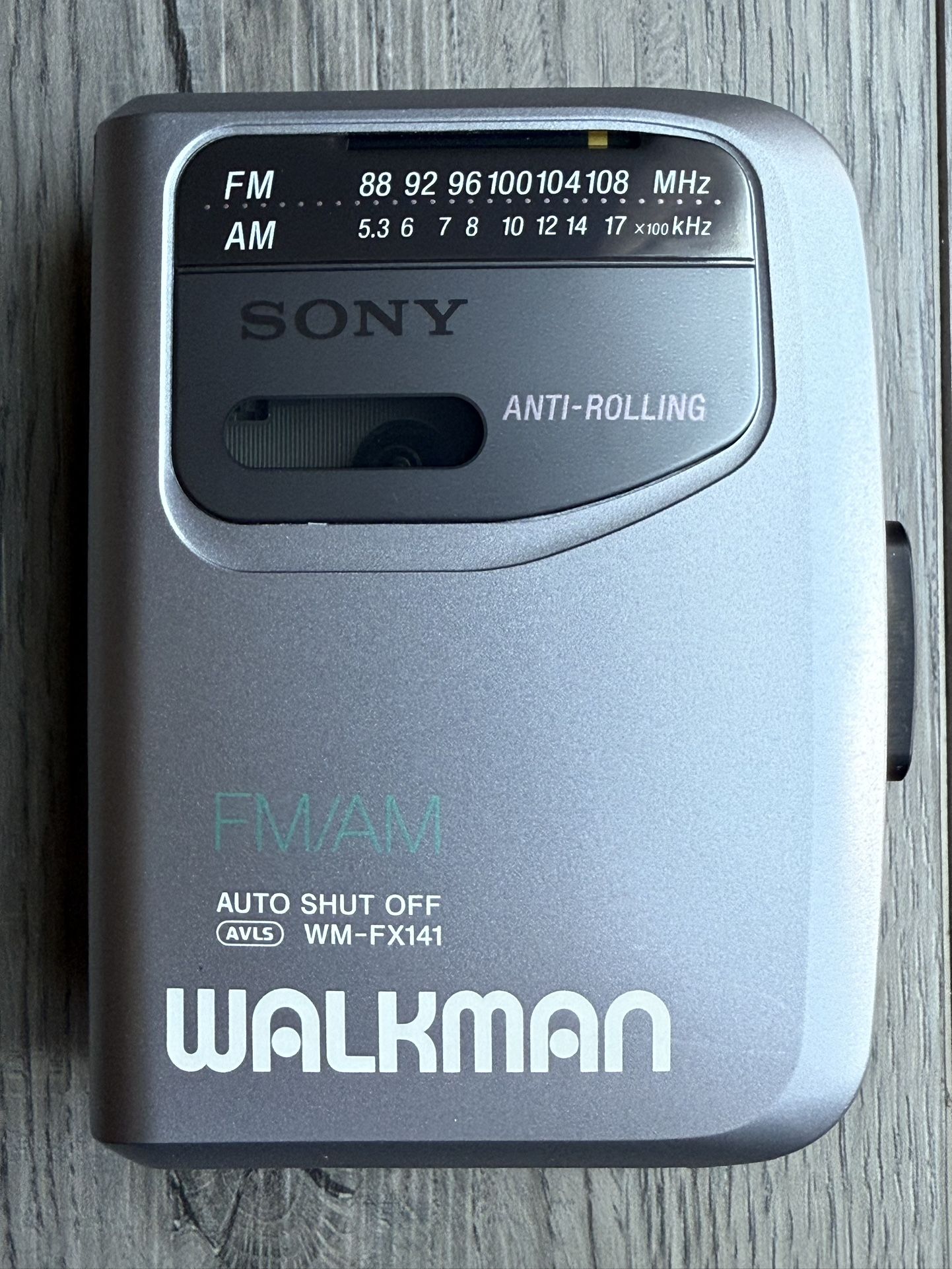 Sony Walkman Cassette AM/FM Player WM-FX141