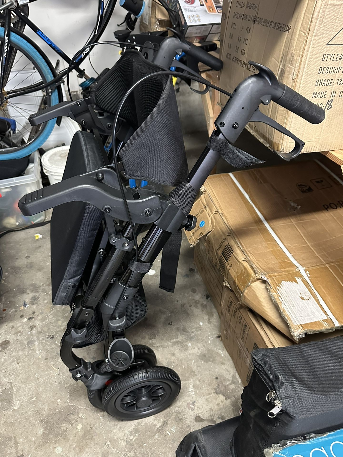 New Walking Assist With Seat And Footrests
