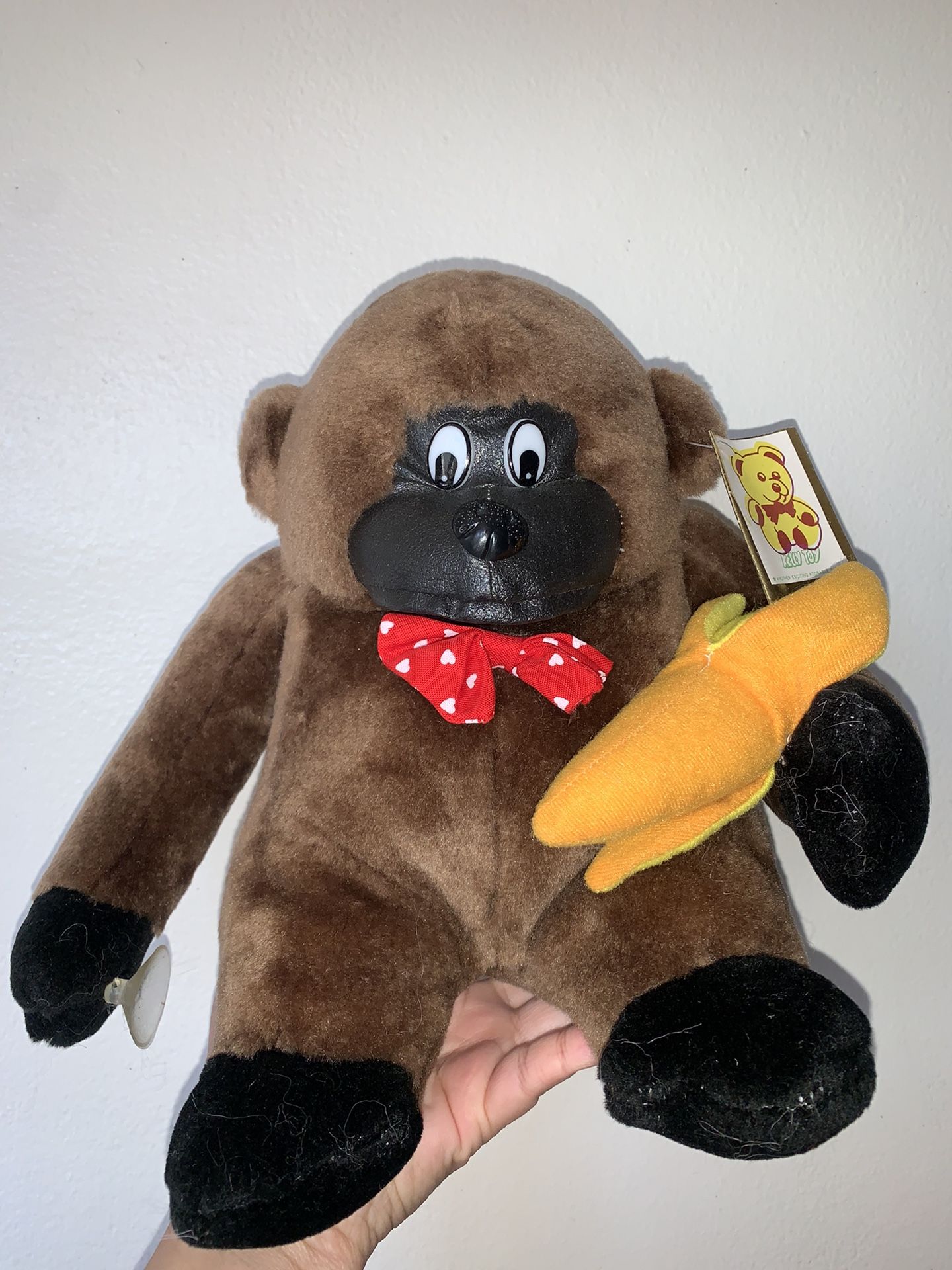 Gorilla Monkey Banana Stuffed Animal Plush