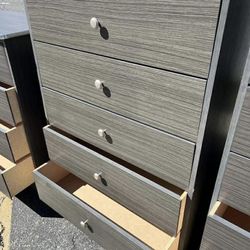 5 Drawer Grey 