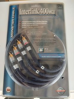 Monster Cable Interlink 400 MKii NIB