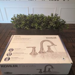 *BRAND NEW* Kohler Worth 8 in. Widespread 2-Handle Bathroom Faucet in Vibrant Brushed Nickel