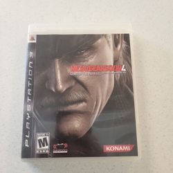 metal  gear solid 4 Ps3