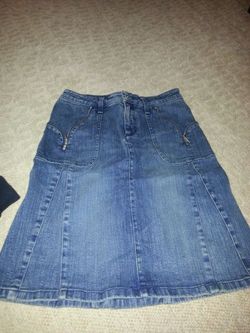 New denim skirt 6