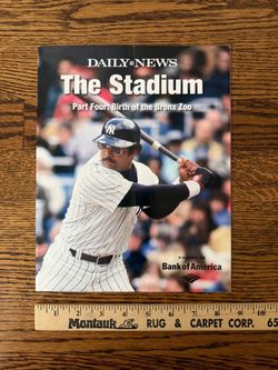 DAILY NEWS 2008  THE STADIUM PART 4-REGGIE JACKSON NY YANKEES -THE BRONX ZOO magazine