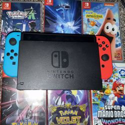 Nintendo Switch Bundle + 6 Games 🎮
