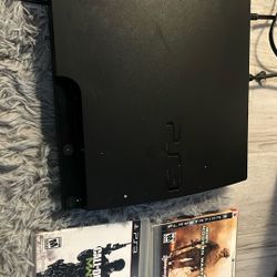 PS3 With 2 Games