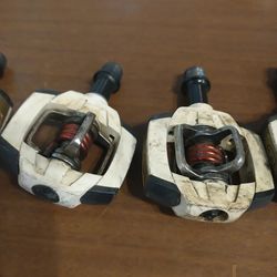 Pair Of  Crank Brothers Smarty Mountain Clipless Pedals For Mountain, Road, Gravel, Cyclocross Bike