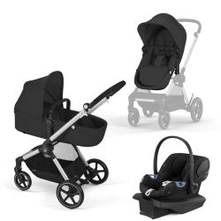 Stroller Cybex 3-in-1 (Bassinet + Toddler Seat + Car Seat with Base)