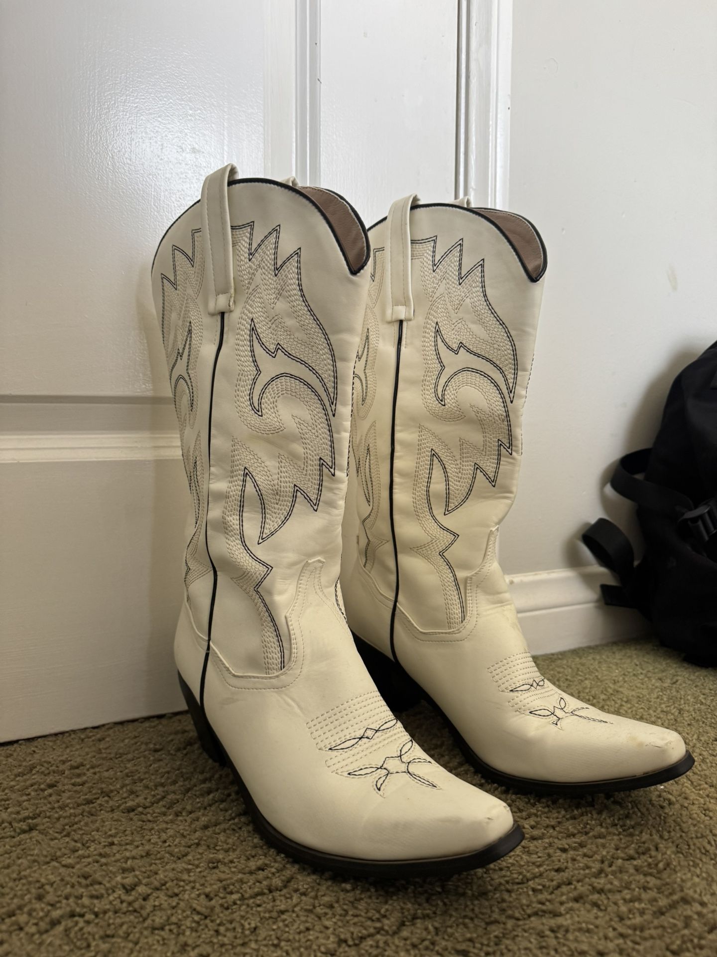 White Cowboy Boots