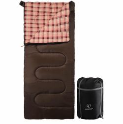 Cotton flannel sleeping bag for camping