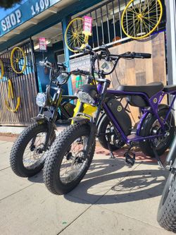 Fat Tire Electric Bikes – Set of 3
