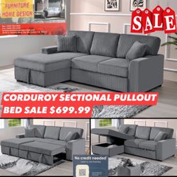 Sectional Sofa Pullout Bed $699.99
