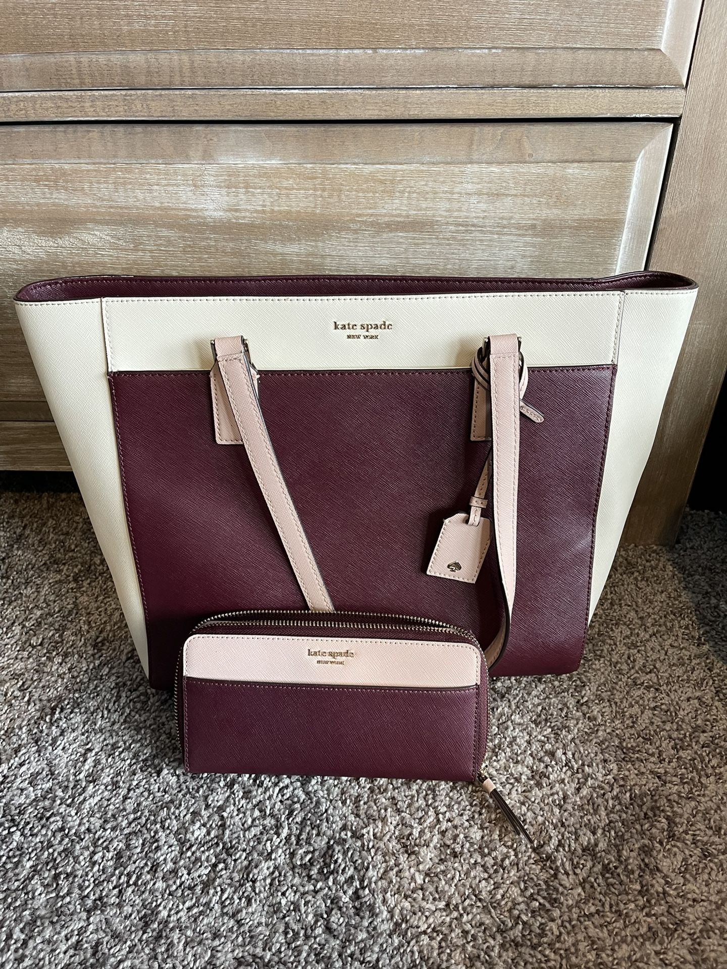 Authentic Kate Spade Tote & Wallet