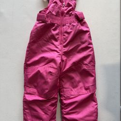 Toddler Girl Snow Bib (3T)