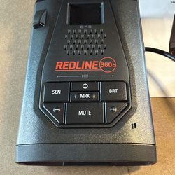 Escort Redline 360c Radar Detector(like new)