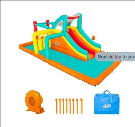 H2o bounce blast kids inflatable Mega water park 8, 10