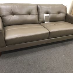 Top Grain Leather Sofa 