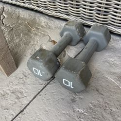 2-10lb Dumbbells