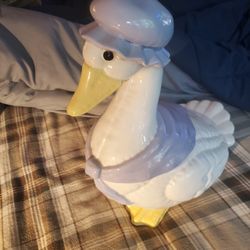 14" Ceramic Mother Goose Cookie Jar 